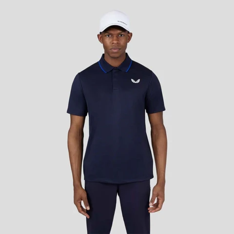 Tonal Stripe Polo - Hombre Midnight Navy