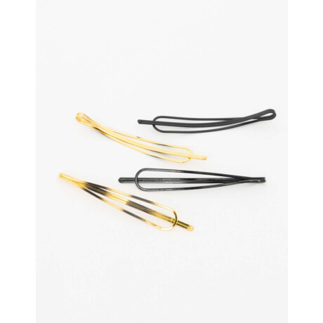 Set De Horquillas Metálicas Combinacion bicolor