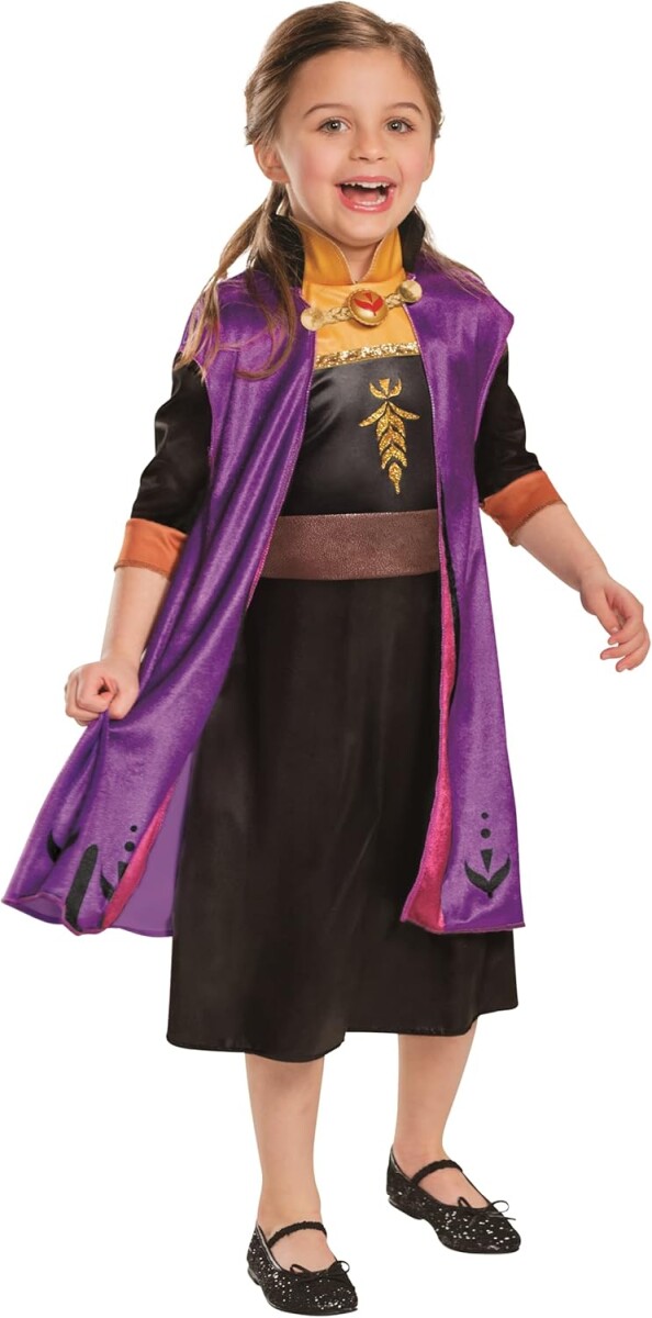 Disfraz Infantil 22912 De Frozen - Ana - VIOLETA-NEGRO 