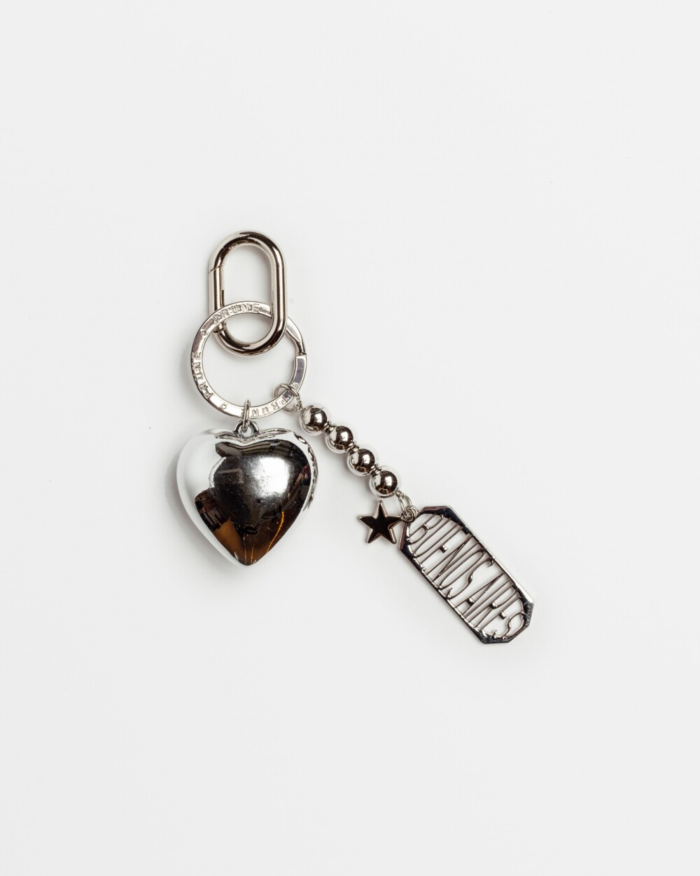 Llavero Amore En Metal Metalizado