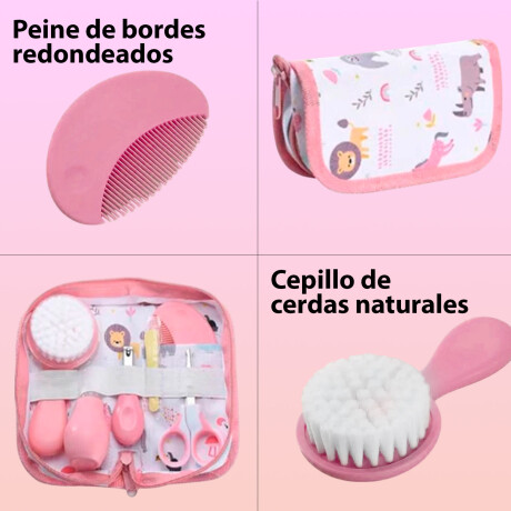 Set de Cuidado para Bebes Bebesit con Estuche Rosa