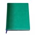 AGENDA ABEZETA 216 CLASSIC MEDIUM TAPA CON DISEÑO VIRANDO COLOR VERDE