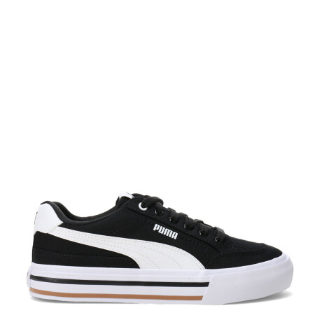 Championes de Mujer Puma Court Classic Vulc Fs Negro - Blanco