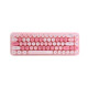Teclado inalámbrico rosa
