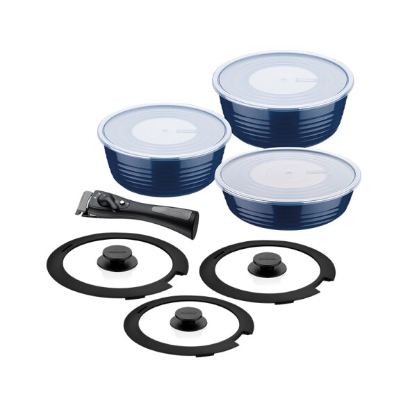 Batería de cocina céramica Multiuso 10 pzas. "ITRIA" -TRAMONTINA TR5487