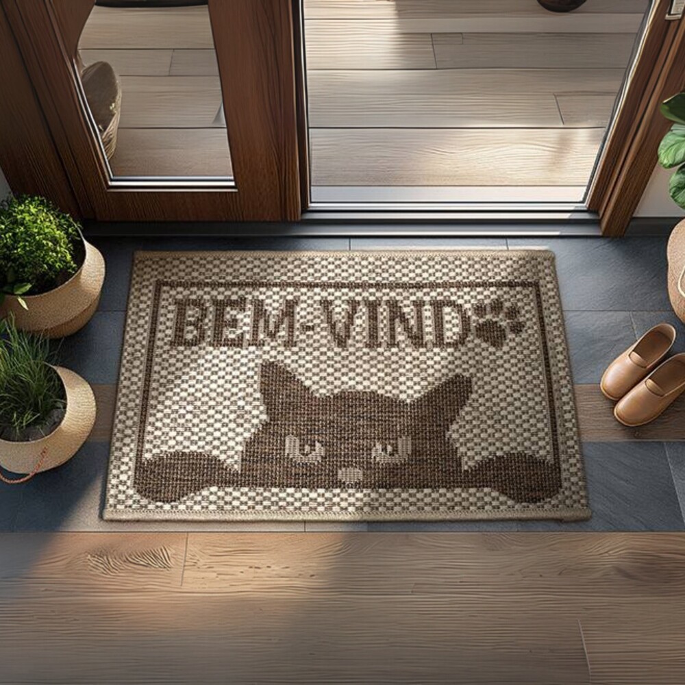 Alfombra Felpudo de Entrada - Eco Nature 40x60 cm Feline