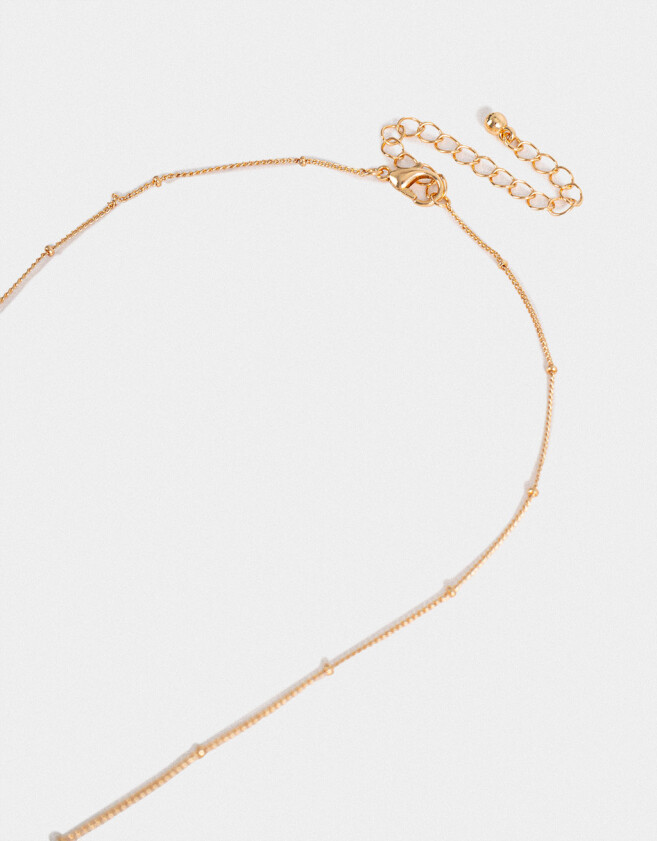Cadena Corta con Dije Con corazón Cadena Corta Con Dije Corazón - Dorado
