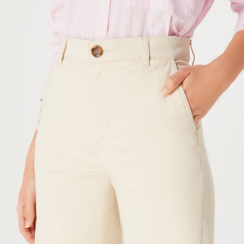 BERMUDA FEM GRIS CLARO