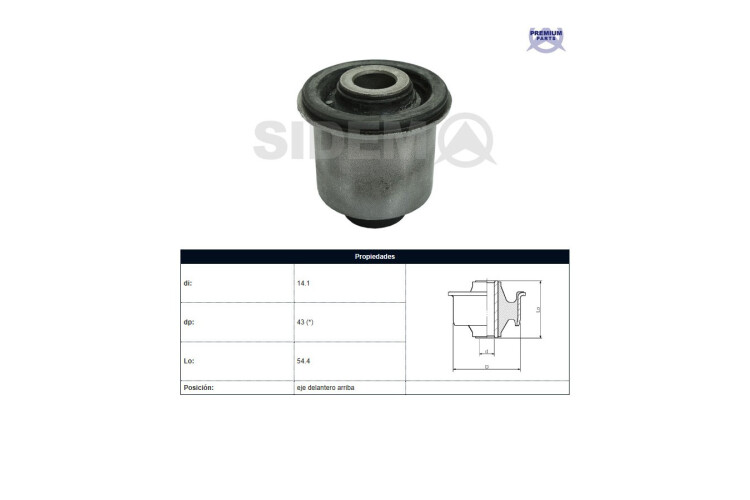 Buje Nissan D23 - Frontier - Np300 15-25 Der/Izq Buje Nissan D23 - Frontier - Np300 15-25 Der/Izq