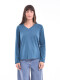 REMERA BASICA POLONIO MIX AZUL OSCURO