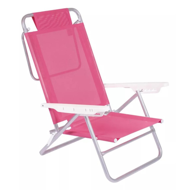 Silla Playa Reposera Aluminio Mor Summer - Color Rosa Silla Playa Reposera Aluminio Mor Summer - Color Rosa