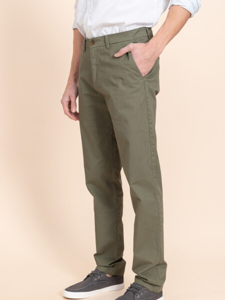 Pantalón chino Verde