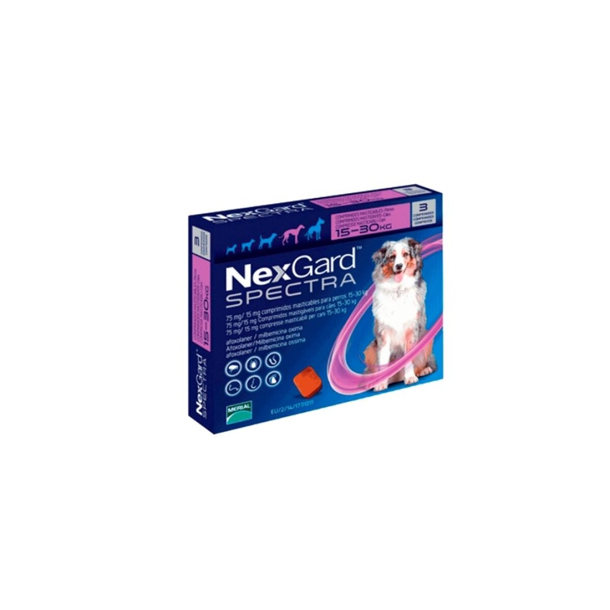 NEX GARD SPECTRA L 15 A 30 KG UNIDAD 