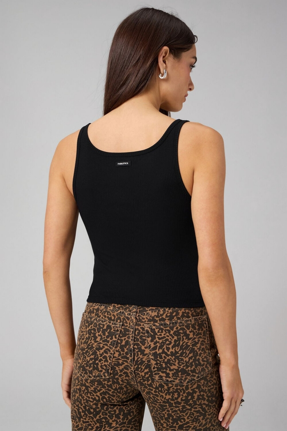 Bividi Modal Rib Cropped Bividi Mujer Black