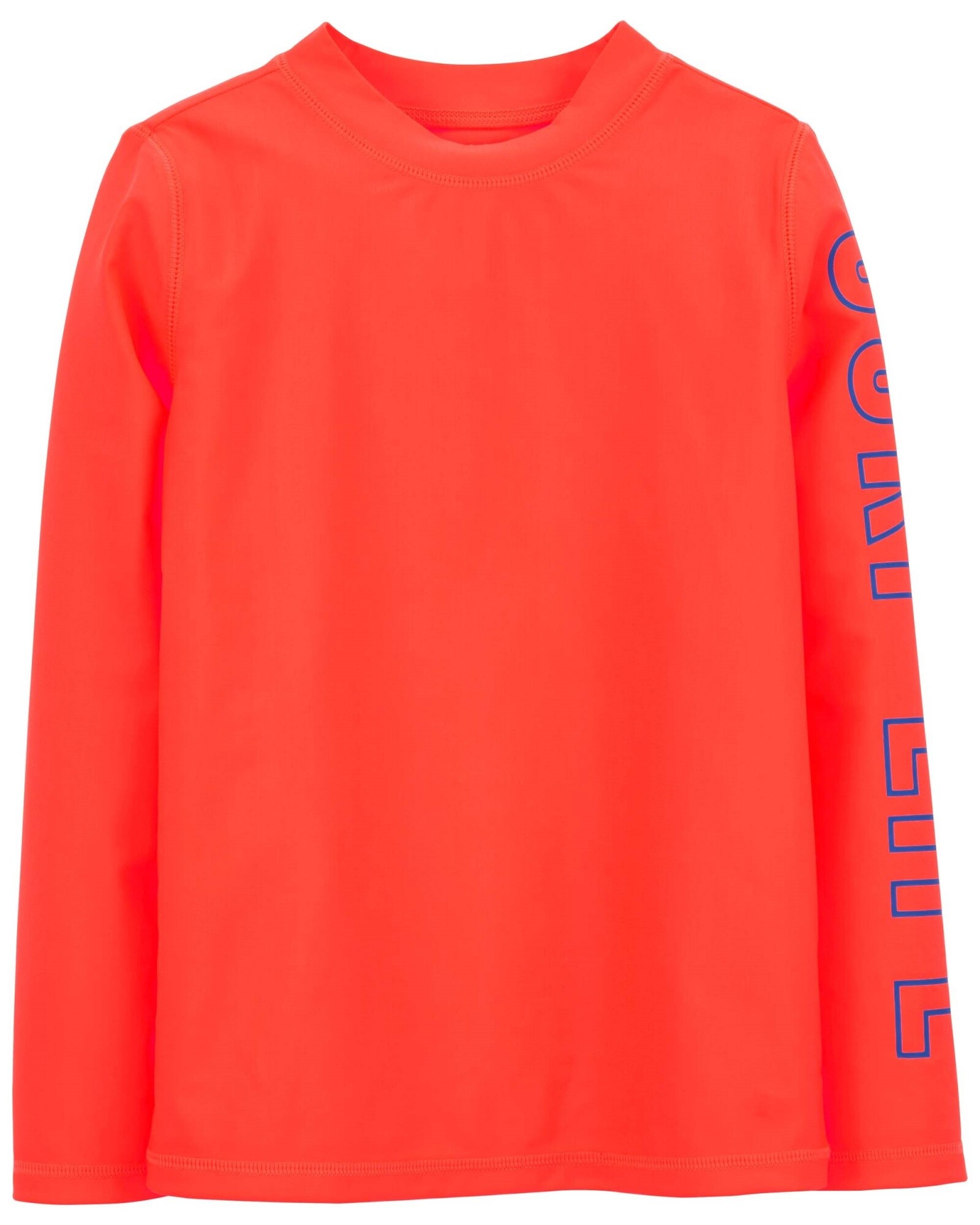 Remera de baño manga larga con protección UPF 50+ estampa surf Sin color