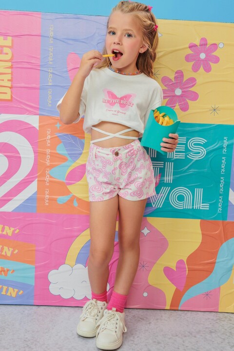 Conjunto Blusa y Short Mariposa Conjunto Blusa y Short Mariposa