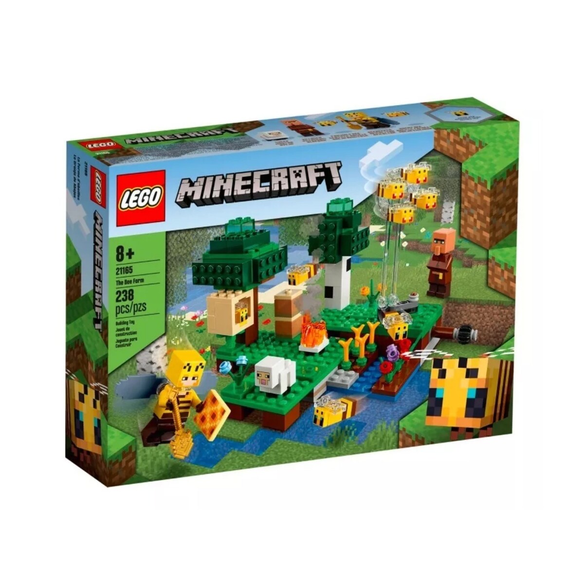 Lego Minecraft Granja De Abejas 238 Pcs 