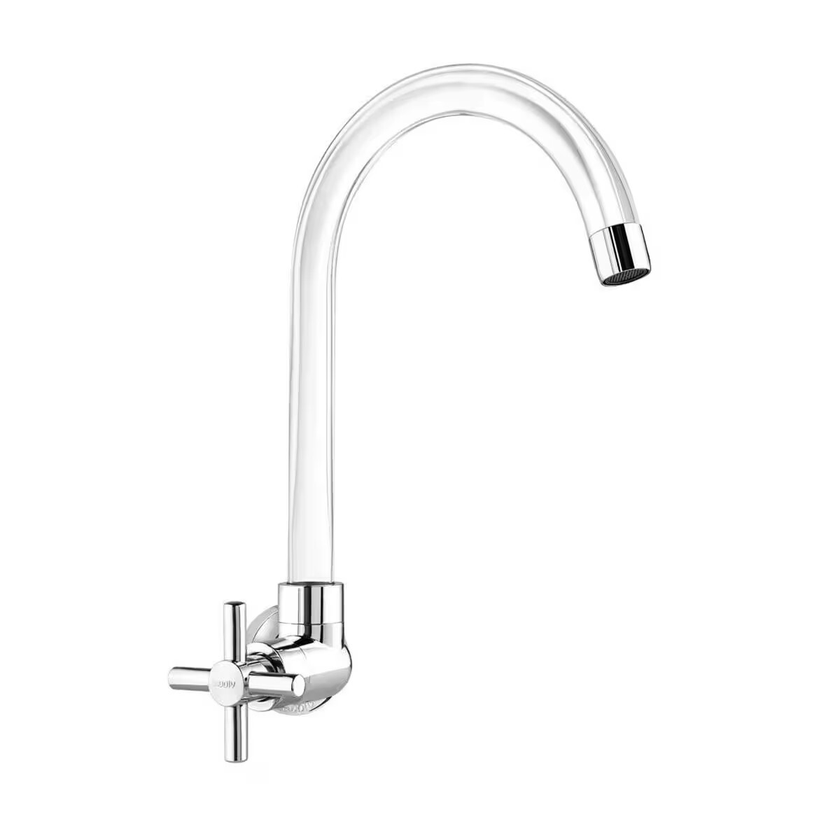 Pico Unitario Cocina Pared Cromo Cristal Fienza 