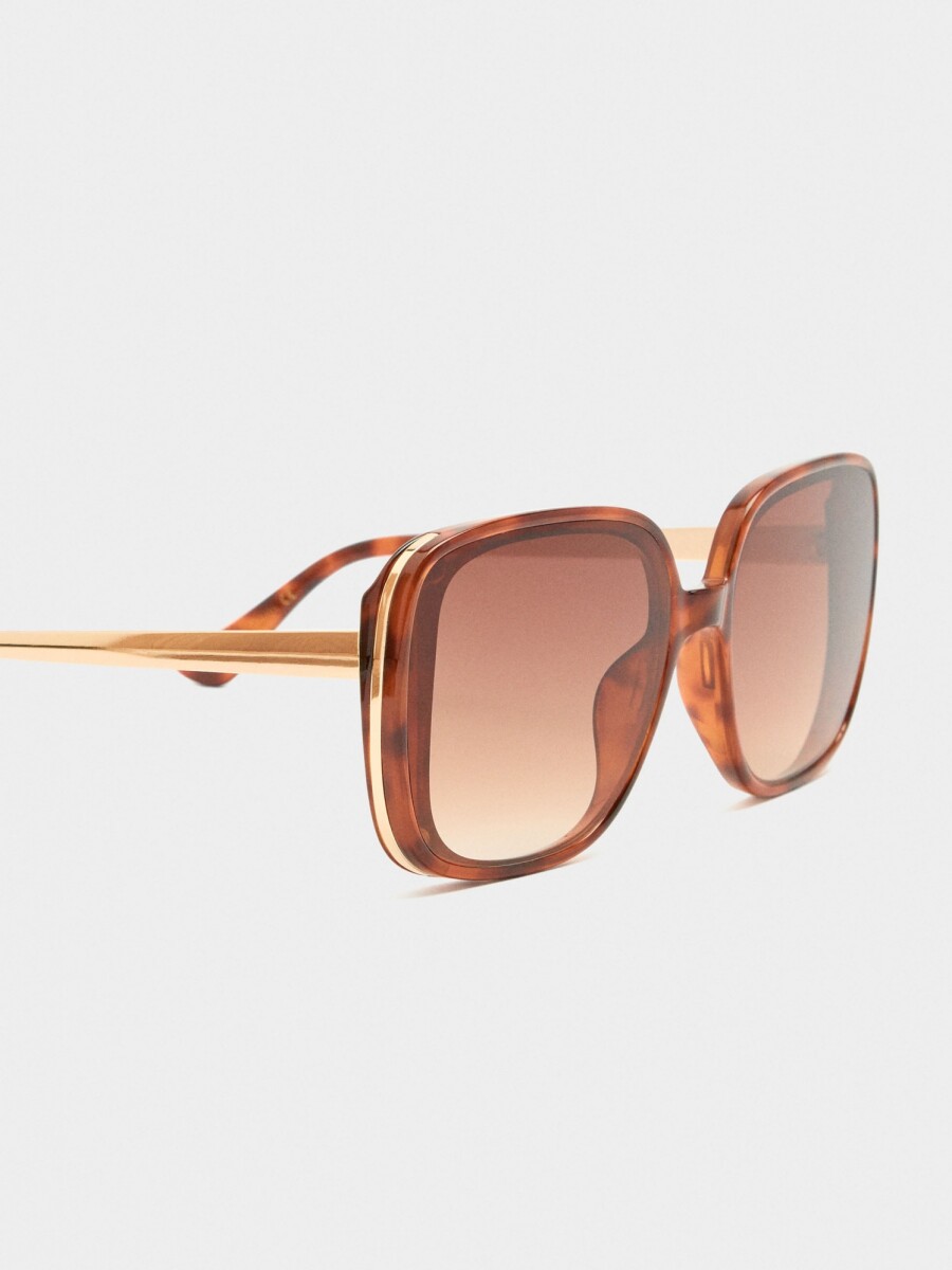Gafas De Sol Cuadradas marron