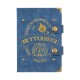 Cuaderno cuerina Harry Potter azul