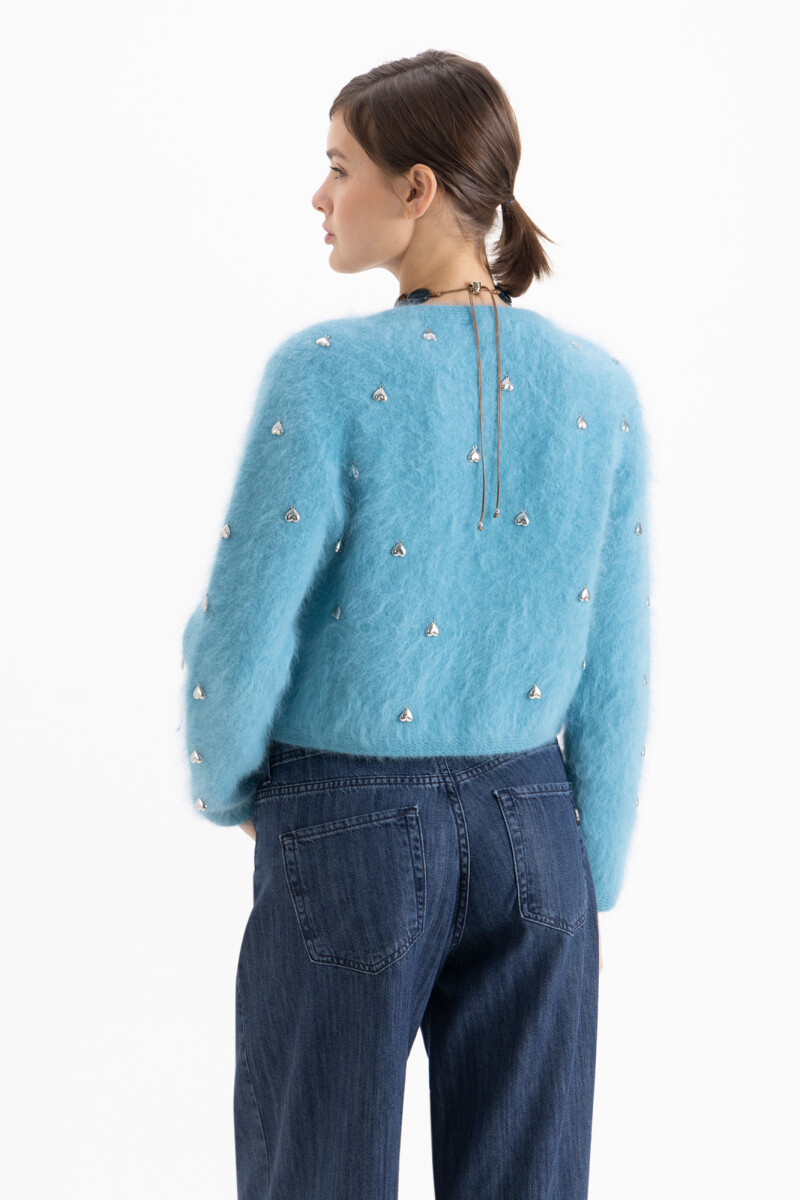 CARDIGAN JEWEL Celeste