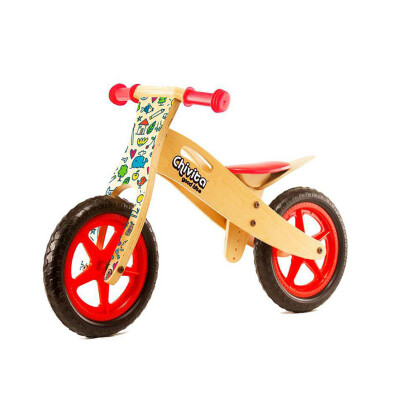 Chivita Bicicleta de equilibrio Dibujitos Roja