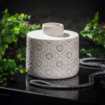 FLORERO ÉTNICO CERÁMICA 17X17X15.5CM BLANCO FLORERO ÉTNICO CERÁMICA 17X17X15.5CM BLANCO