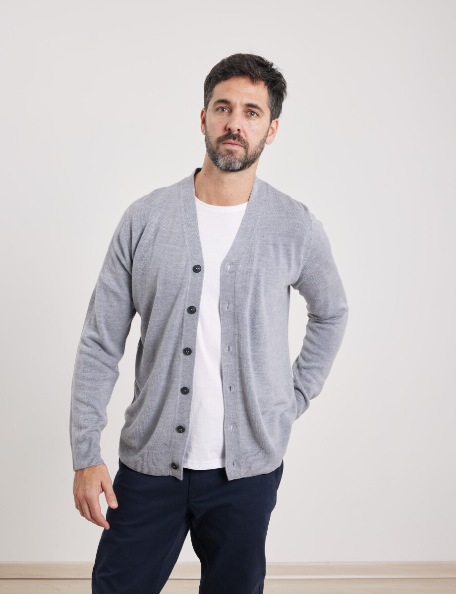 470710 CARDIGAN HARRINGTON URBAN Gris Medio Melange