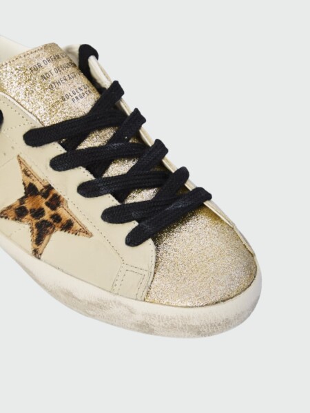 Golden Goose - Super Star Animal Print Alta Automática