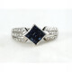 Anillo Oro 18K Con Brillantes Y Zafiros Anillo Oro 18K Con Brillantes Y Zafiros