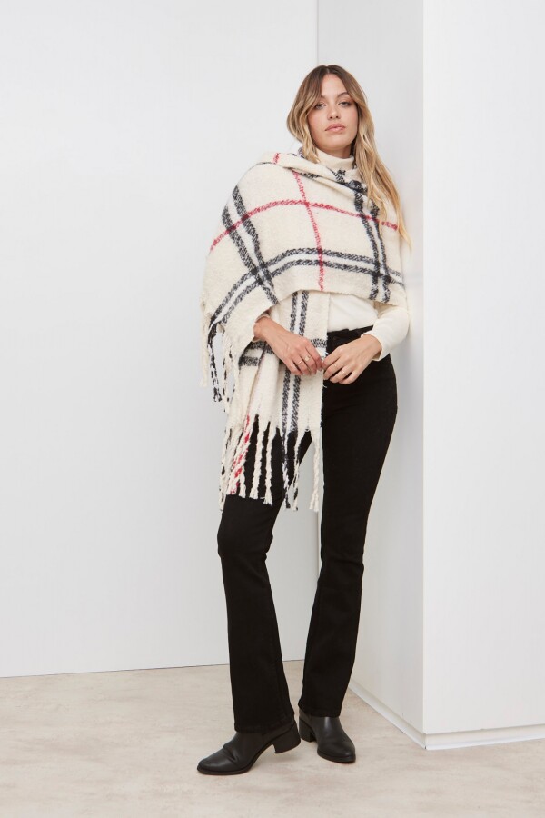 Bufandon Geometrico CRUDO/MULTI