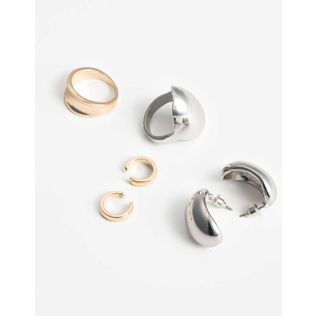 Bijouterie Set Metal Dorado