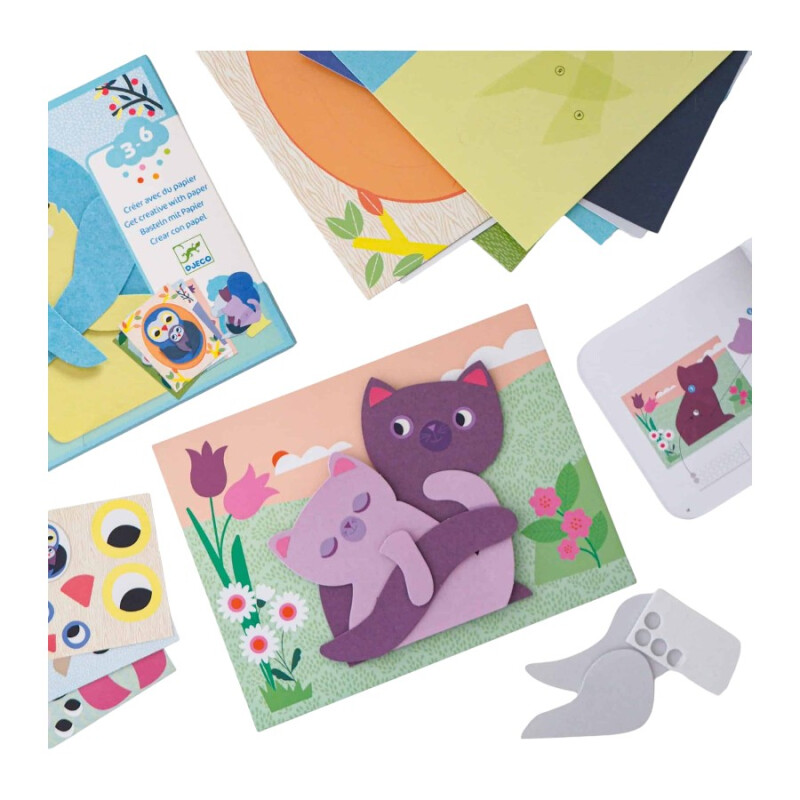 Crea Con Papel Mimos Djeco Crea Con Papel Mimos Djeco