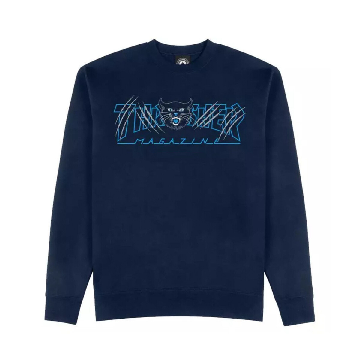 Buzo Thrasher Gato - Azul 