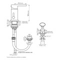 GRIFERÍA MONOCOMANDO DE BIDET CON TRANSFERENCIA NEGRO MATE LÍNEA SABINA FV Grifería Monocomando De Bidet Con Transferencia Negro Mate Línea Sabina Fv