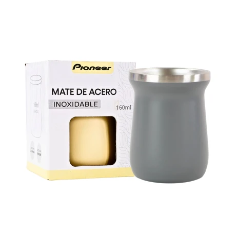 Mate de acero pastel 160ml Pioneer Mate de acero pastel 160ml Pioneer