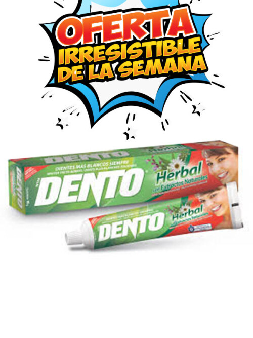Pasta dental Dento Herbal 90 grs Pasta dental Dento Herbal 90 grs