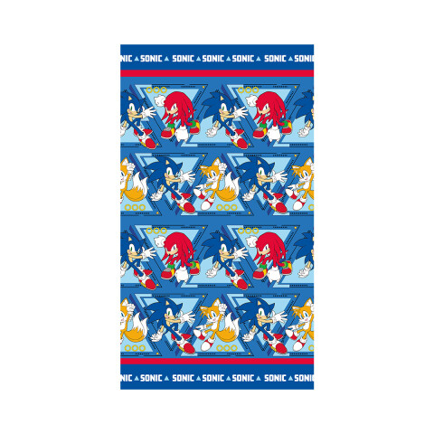 Colcha Infantil Sonic 1 Plaza 100% Microfibra AZUL FRANCIA