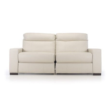 Sofá Bora (Reclinable eléctrico) - Cuero Básico - 2 cuerpos Off White - (Preventa)