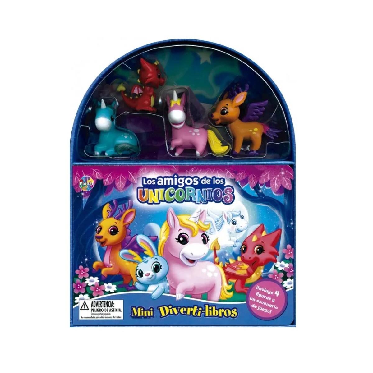 Mini Divertilibros-Amigos De Los Unicornios 
