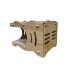 Casa Gatos Cama Cucha Cueva Madera MDF Rascador Corrugado Variante Color Madera Blanca