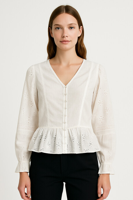 Blusa Zev Blanco