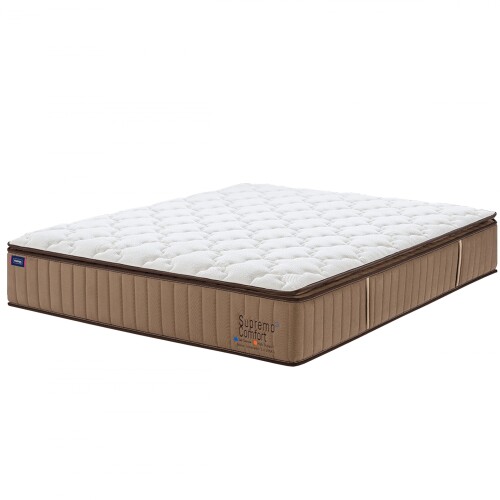 Colchón - Queen Resortes Pocket 150 kg - Supremo Confort Colchón - Queen Resortes Pocket 150 kg - Supremo Confort