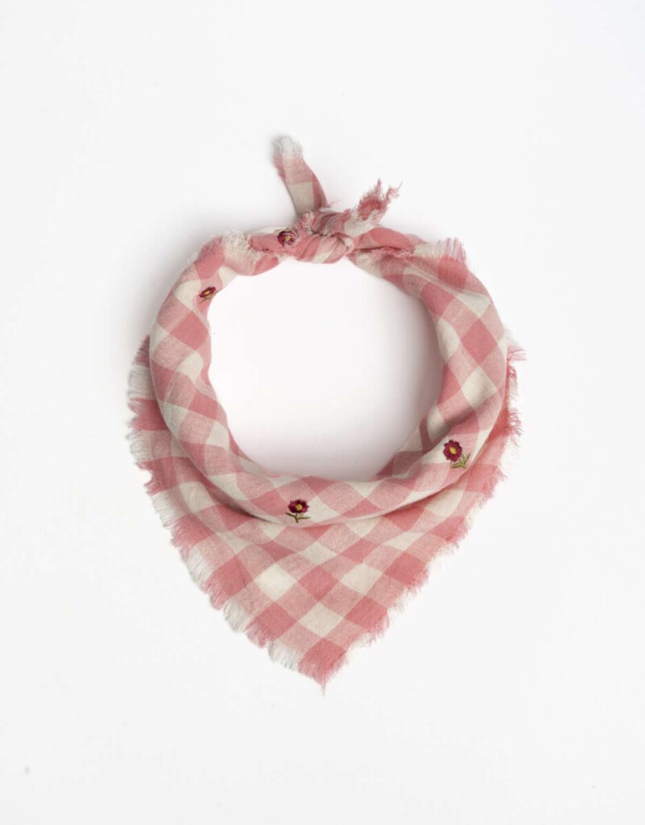 Pañuelos Raso Algodón Flores - Combinacion Multicolor 