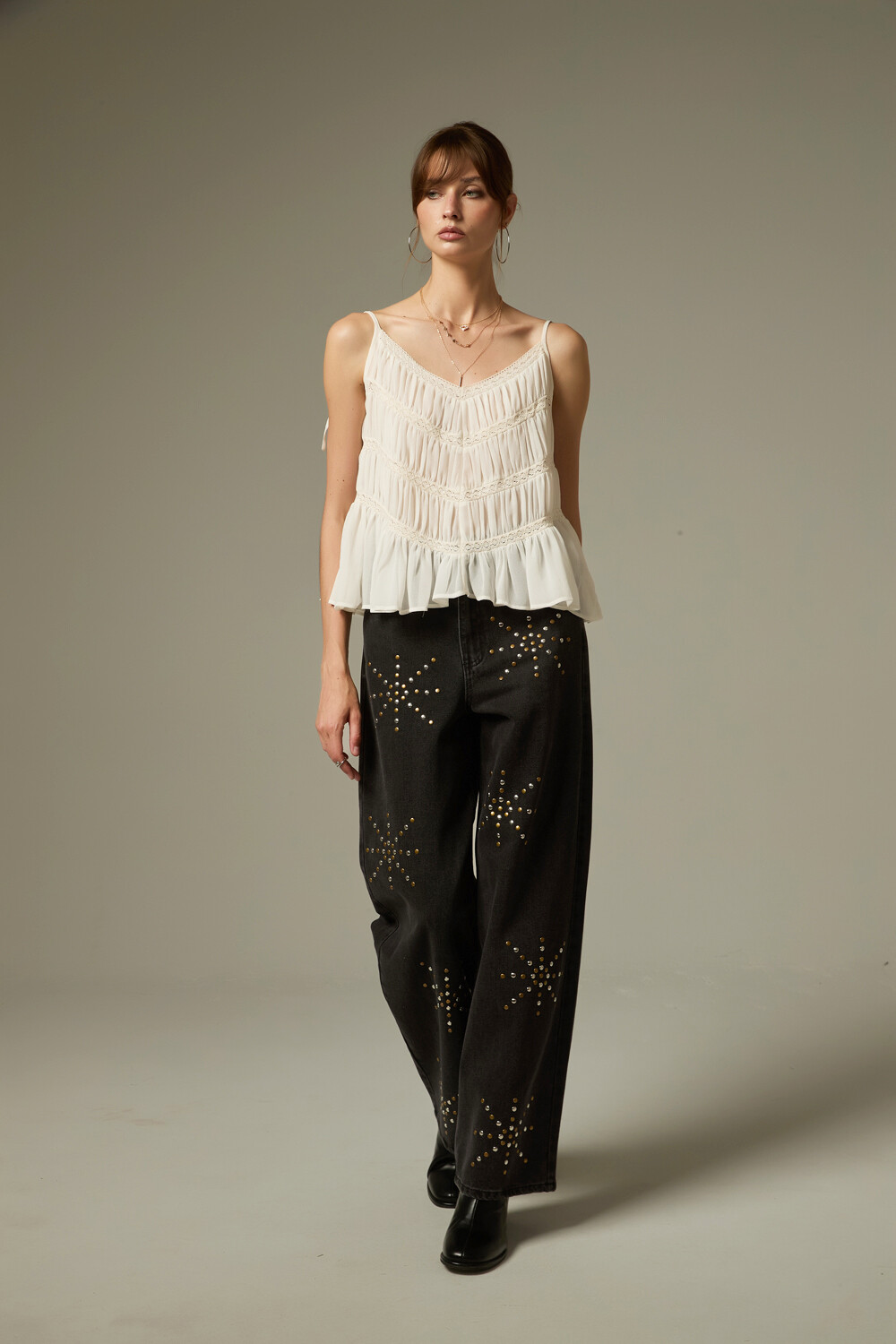 Musculosa Jata Marfil / Off White