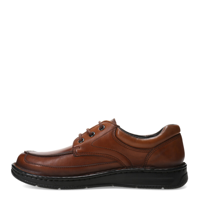 Zapato de Hombre Lombardino Casual Espejo Marrón Herrumbre