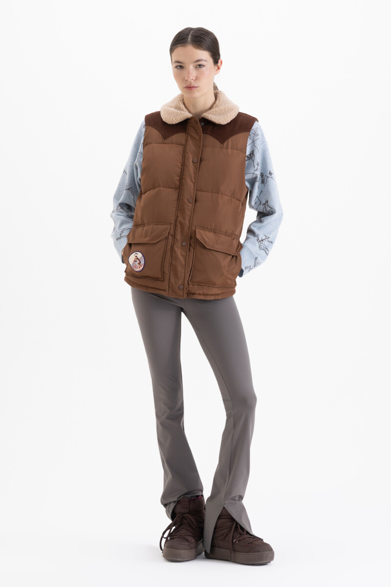 CHALECO APRES Camel