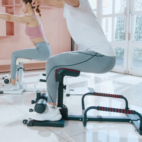 Banco multifuncion sentadillas y abdominales MS-500 Blanco