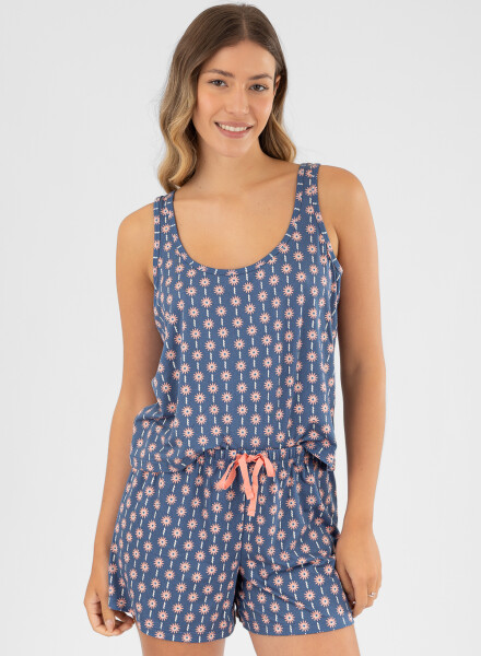 Style moca blue Azul