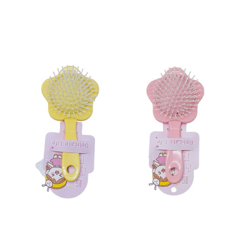 Cepillo de pelo infantil con espejo 17cm Cepillo De Pelo Infantil Con Espejo 17cm